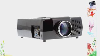 LightInTheBox XGA 2500 Lumens LCD Projector with 1.5m and 10m VGA CableHome Video Movie Theater