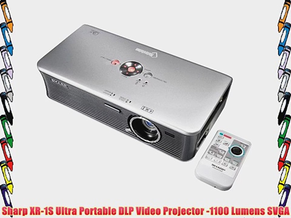 Sharp XR-1S Ultra Portable DLP Video Projector -1100 Lumens SVGA