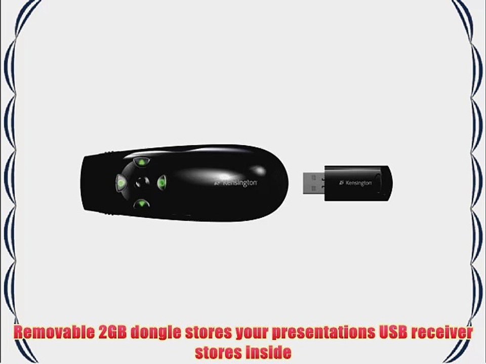 Kensington Wireless Presenter Expert with Green Laser Pointer