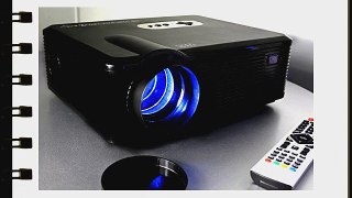 720P LED LCD Video Projector Fugetek FG-857 Powerful Home Theater Cinema Extended Life LED