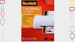 Scotch Thermal Pouches 5 mil 8.9 x 11.4-Inches 50-Pack (TP5854-50)