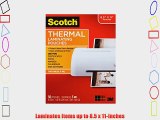 Scotch Thermal Pouches 5 mil 8.9 x 11.4-Inches 50-Pack (TP5854-50)