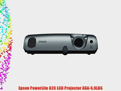 Epson PowerLite 82C LCD Projector XGA-5.9LBS