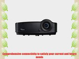 Optoma W303 WXGA 3200 Lumen Full 3D DLP Easy to Use Performance Projector with HDMI