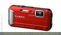 GENOVA,    DMC-FT25 ROSSO - FOTOCAMERA DIGITALE   SDHC 16 GB CLASS EURO 125