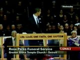 Sen. Barak Obama, speaks at Rosa Parks Funeral!