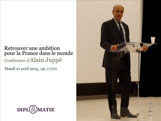 Alain Juppé à l'ENS (21 avril 2015)