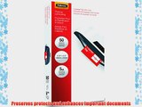 Fellowes Laminating Pouches Thermal Adhesive Back Letter 3 Mil 100 Pack (52035)