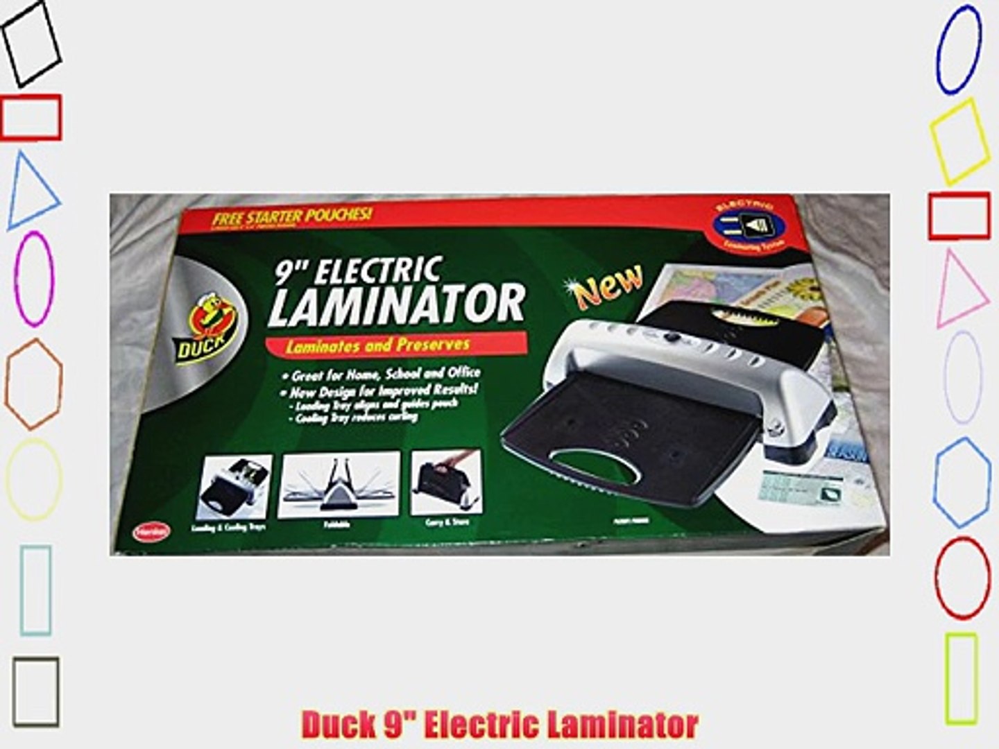 Duck 9 Electric Laminator - video Dailymotion