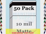10 Mil Matte Butterfly Pouch Laminates with 1/2 HiCo Magnetic Stripes - 50 Pack