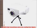 PowerLead 50 Ansil Lumens HDMI Multimedia Mini HD LED LCD Portable Projector for Cinema Theater