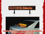 Leadleds 12v Larger Sign Led Car Rear Window Message Board with Over 45 Kinds Moving Action