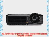 ViewSonic PJD5223 XGA DLP Projector - 2700 Lumens 3000:1 DCR 120Hz/3D Ready Speaker