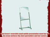 Quartet 300TE Quartet Reversible Mobile Presentation Easel Dry-Erase 30 x 41 Neutral Frame