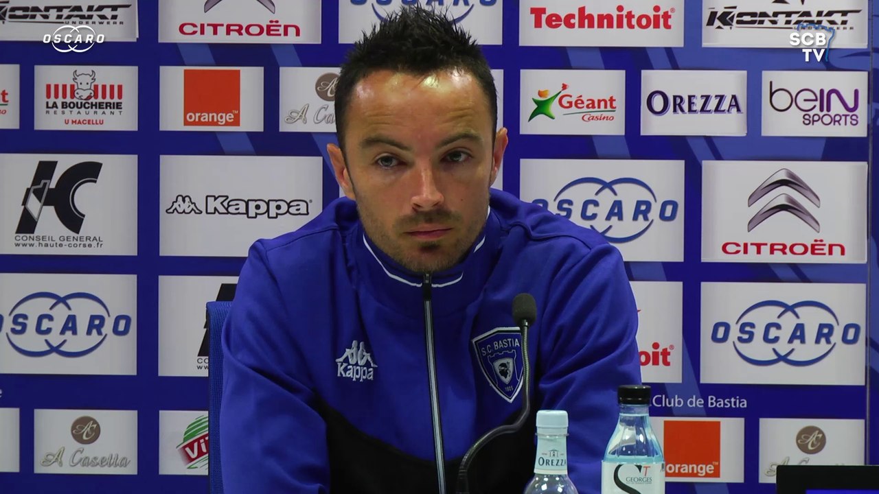 Bastia-St Etienne : Conf. d'avant-match de G. Danic
