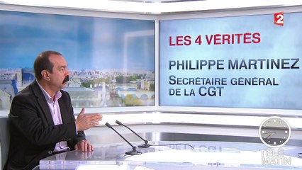 4 vérités - Phillippe Martinez: " Il faut que le patronat nous écoute"