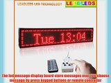 Leadleds Message Selectable Scrolling LED Sign Boards By Keypad or Remote Controller to Display