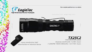 EagleTac TX25C2 XM-L2 U2 - 1180 Lumens - With Complete Kit