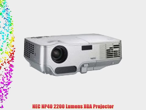 NEC NP40 2200 Lumens XGA Projector