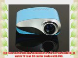 Aketek Newest LCD Home Theater Cinema Projector LED Multimedia Portable Video Pico Micro Small