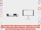 Epson EX3220 SVGA 3000 Lumens Color Brightness (color light output) 3000 Lumens White Brightness