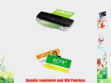 Bundle: Laminator and 100 Pouches