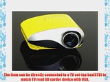 Aketek Newest K10 LCD Home Theater Cinema Projector LED Multimedia Portable Video Projector