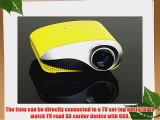 Aketek Newest LCD Home Theater Cinema projector LED Multimedia Portable Video Pico Micro Small