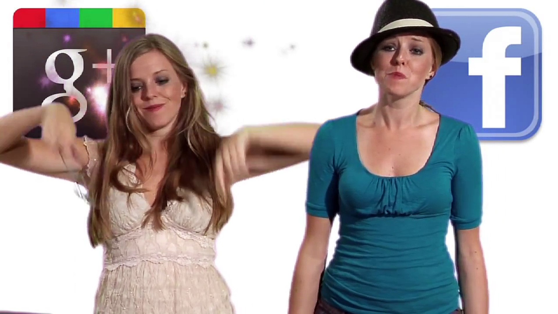 ⁣Google Girl - Google+ vs Facebook