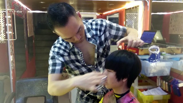 HANOI: YOUNG BEAUTY SHORT PIXIE HAIR CUT AND STYLING AT KORIGAMI SALON