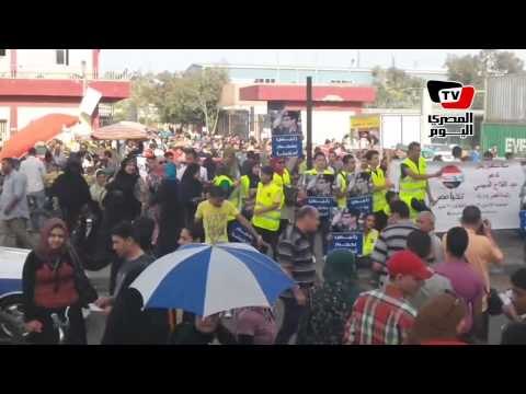 انطلاق أولى فعاليات حملة دعم السيسي رئيسا ببورسعيد