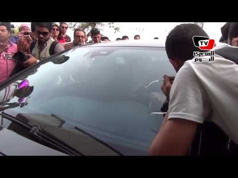 حفيد مبارك يحتفل مع جده بعيد ميلاده بـ«المعادي العسكري»