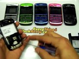 How To Change Fix Repair Housing, Faceplate And Trackball on Blackberry Curve 8900.flv