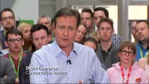 David Cameron quizzed over child benefits plan