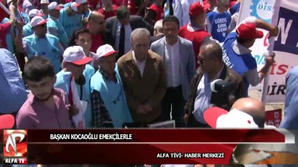 Başkan kocaoğlu emekçilerle