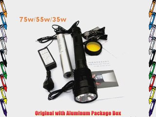 下载视频: HID Xenon 7800mah Torch Flashlight SOS for Outdoor Hunting 75W / 55W / 35W 7500L