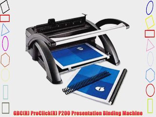 GBC(R) ProClick(R) P200 Presentation Binding Machine