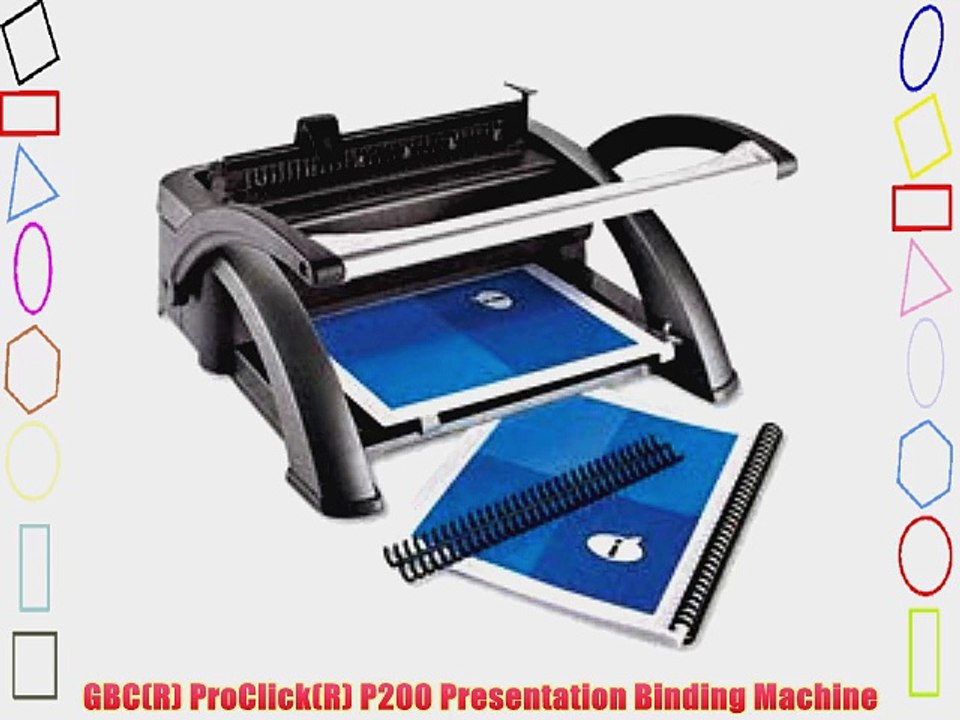 GBC(R) ProClick(R) P200 Presentation Binding Machine