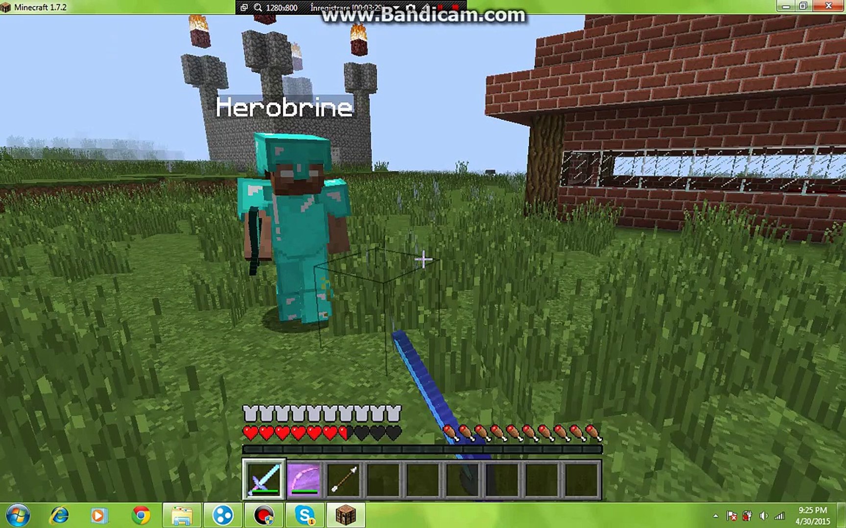 notch and herobrine fighting