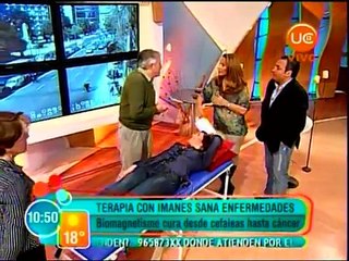Demostración de Biomagetismo en Canal 13