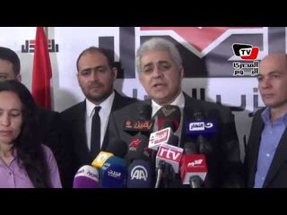 صباحي: «اللي شايف ان ٣٠ يونيو انقلاب طبيعي مايدعمنيش»