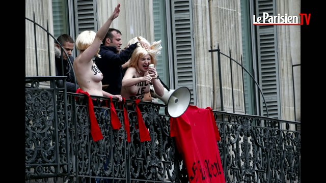 Sarah Constantin, Femen : «Les militants du FN sont arrivés avant la police...»