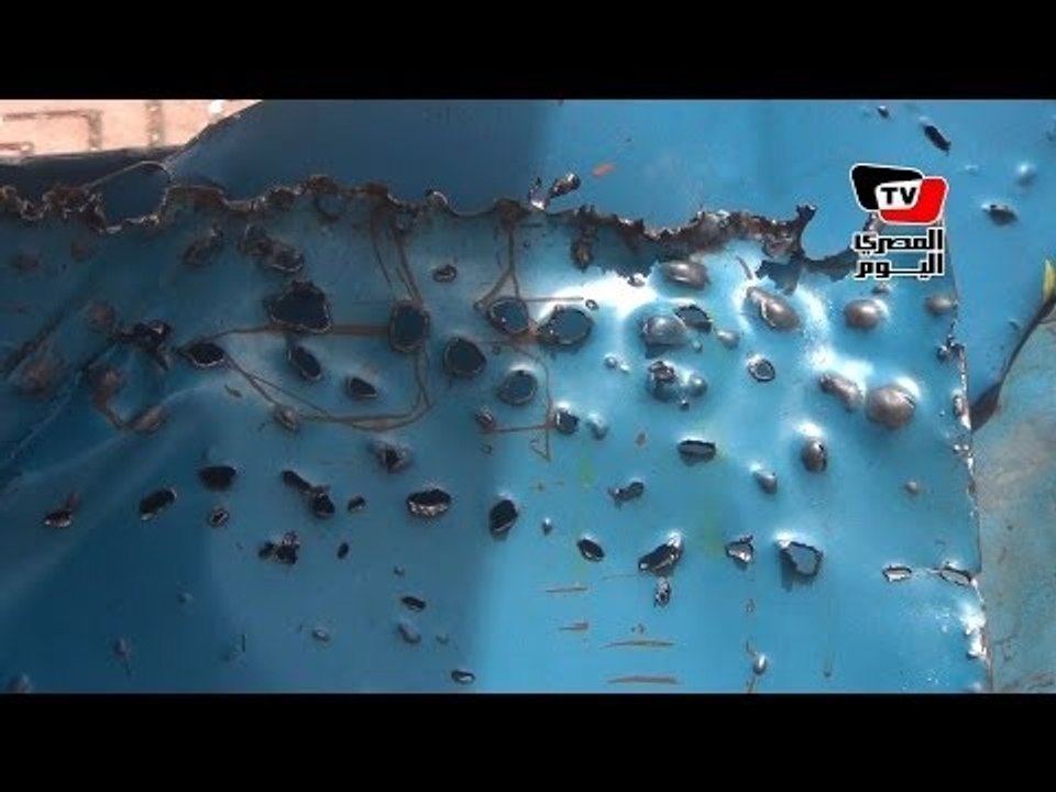 آثار انفجار قنبلة ميدان الجلاء بالدقي صباح اليوم