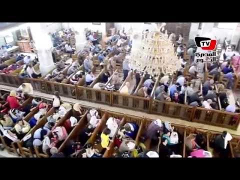 احتفال بـ«أحد السعف» بكنيسة العذراء مريم ورئيس الملائكة ميخائيل في المنصورة