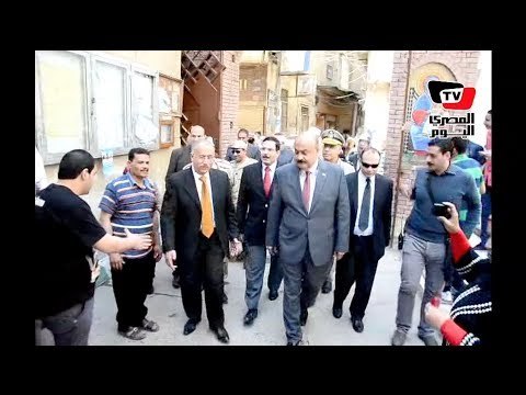 محافظ الدقهلية وقيادات أمنية يزورون كنائس المنصورة للتهنئة بعيد القيامة