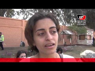 زوجة أحمد دومة: «احنا في اعتصام مفتوح لحين الإفراج عنه وإسقاط قانون التظاهر»