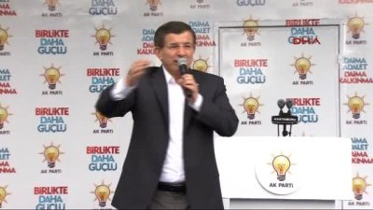 Kastamonu Başbakan Davutoğlu, Kastamonu Mitinginde Konuştu 4