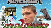 Minecraft Christmas Minigame - GOLEM SMASHER w/ AntVenom, Ashley, and Gizzy