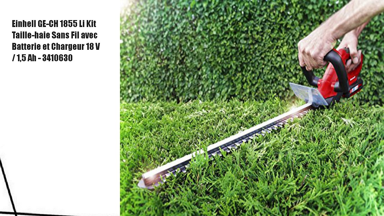 Einhell GE-CH 1855 Li Kit Taille-haie Sans Fil avec