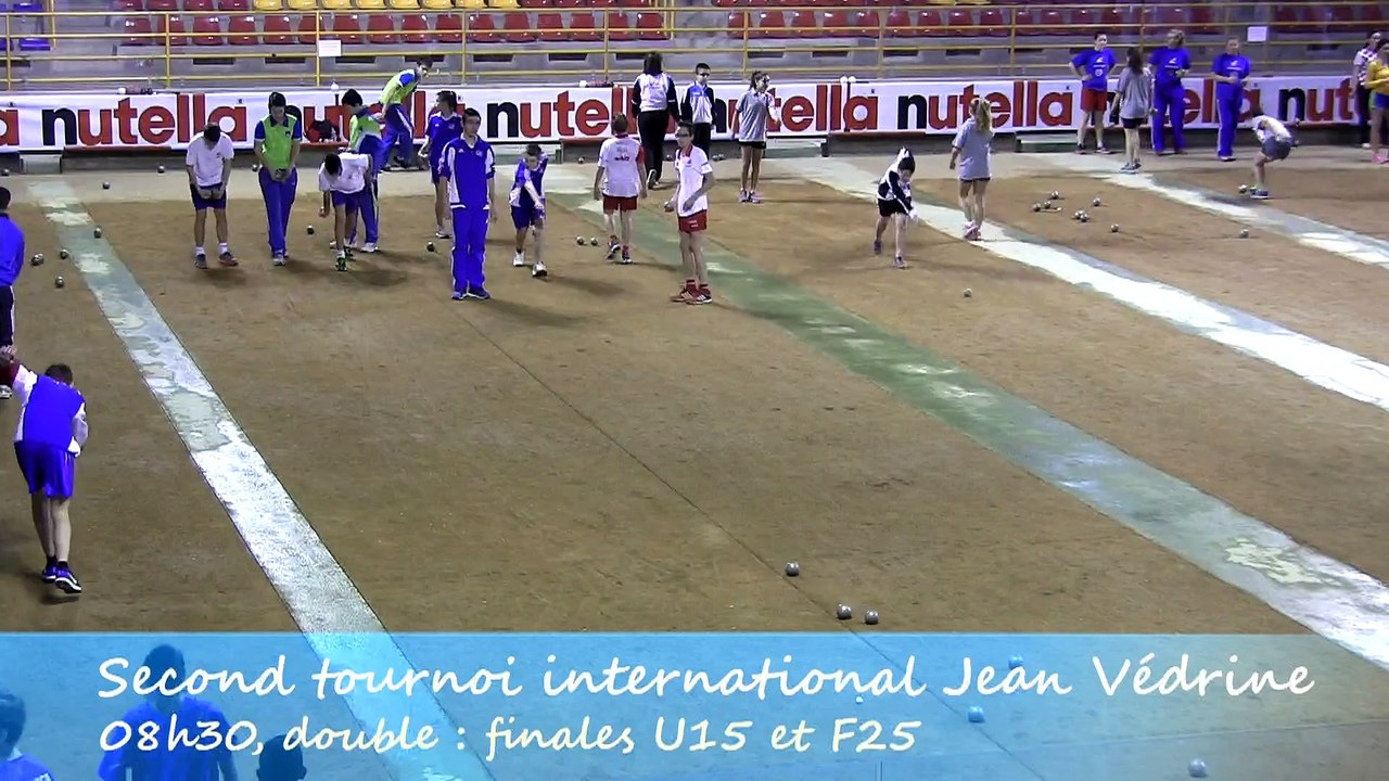 Finale double 1 sur 3, Second tournoi international Jean Védrine, Sport Boules, Saint-Vulbas 2015